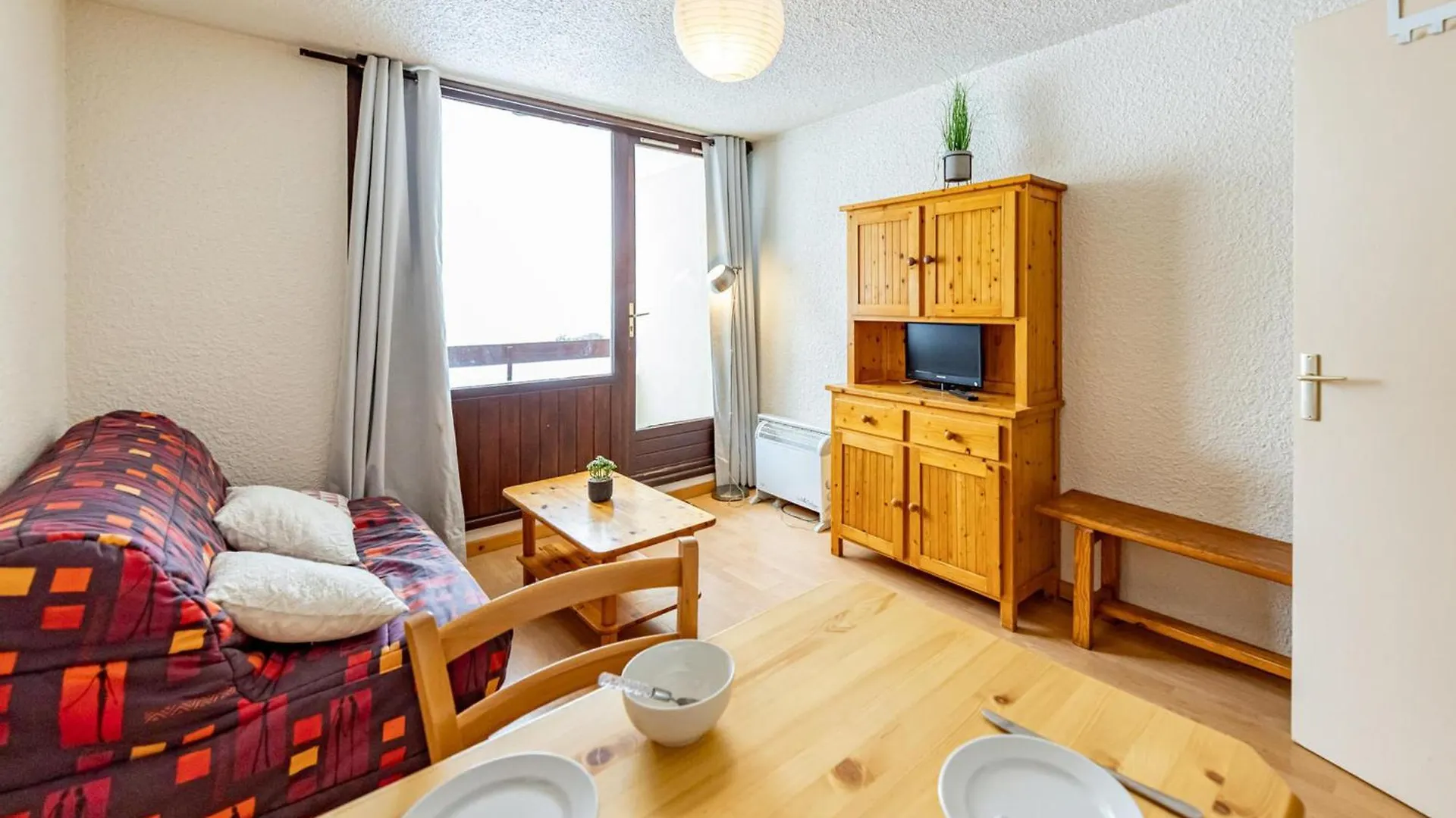 Studio Lumineux 4 Pers Proche Pistes, Tv, Cuisine Equipee - Fr-1-807-103 Saint-Francois-Longchamp France